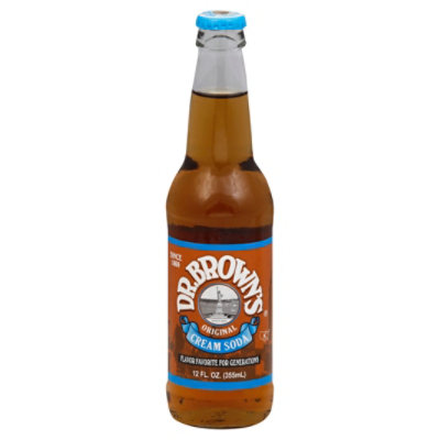 Dr Browns Soda Cream Soda - 12 Fl. Oz. - Image 1