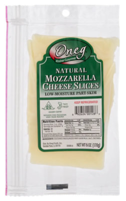 Oneg Sliced Mozzarella Cheese - 6 Oz - Image 1