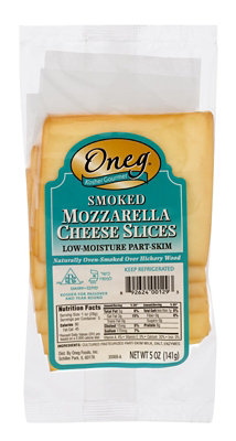 Oneg Slcd Smkd Mozzarella - 5 Oz