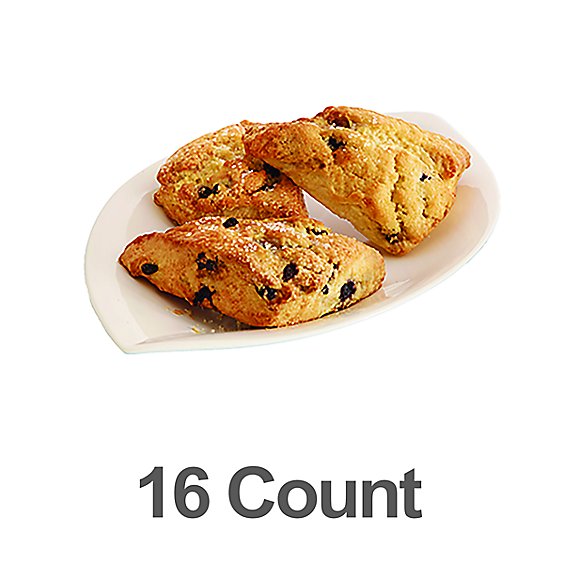 Bakery Scone Mini Blueberry 16 Count - Each