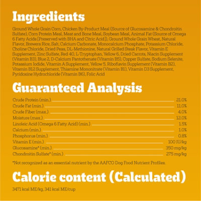 Pedigree Complete Nutrition Grilled Steak & Vegetable Small Dog Adult Dry Dog Food - 3.5 Lbs - Image 5