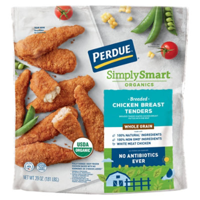 PERDUE Simply Smart Organics Whole Grain Chicken Breast Tenders - 29 Oz - Image 1