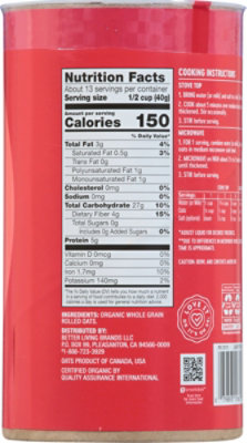 O Organics Oats Old Fashioned - 18 Oz - Image 5