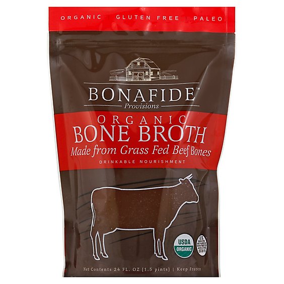 Bonafide Provisions Real Bone Broth Beef - 24 Fl. Oz.
