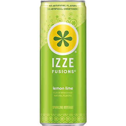 IZZE Fusions Beverage Sparkling Lemon Lime - 12 Fl. Oz. - Image 2