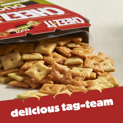 Cheez-It DUOZ Baked Snack Crackers Jalapeño and Cheddar Jack Lunch Snacks - 12.4 Oz - Image 3