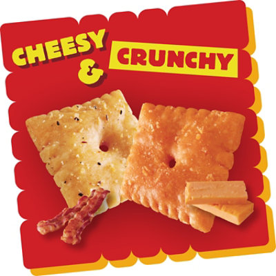 Cheez-It DUOZ Baked Snack Crackers Bacon and Cheddar Lunch Snacks - 12.4 Oz - Image 3