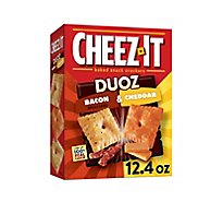 Cheez-It DUOZ Crackers Baked Snack Bacon and Cheddar - 12.4 Oz