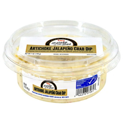 Salads Of The Sea Crab Queso W/Artichoke & Jalapeno Dip - 7 Oz