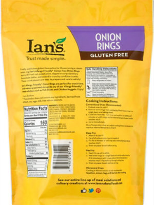 Ians Onion Rings Gluten Free - 10 Oz - Image 6