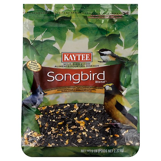 Kaytee Pet Food Wild Bird Songbird Bag - 5 Lb