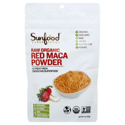 Organic red maca clearance powder