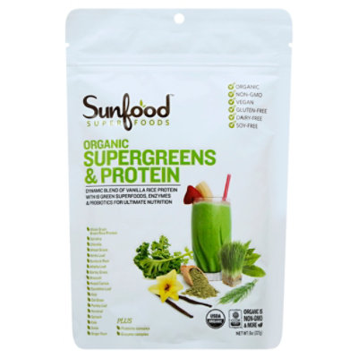 Supergreens And Protein - 8 Oz