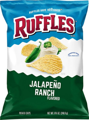 Ruffles Potato Chips Jalapeno Ranch - 8.5 Oz - Image 2