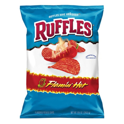 Ruffles Potato Chips Flamin Hot - 8.5 Oz