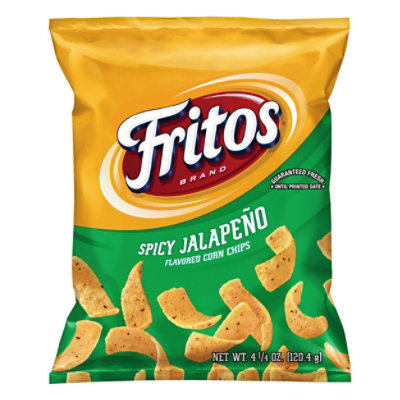 Fritos Corn Chips Flavored Spicy Jalapeno - 4.25 Oz - Safeway