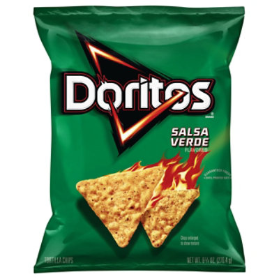 Doritos Tortilla Chips Salsa Verde - 9.75 Oz