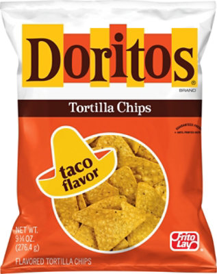 Doritos Tortilla Chips Taco Flavor - 9.75 Oz - Image 2