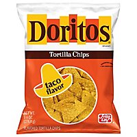 Doritos Tortilla Chips Taco Flavor - 9.75 Oz - Image 1