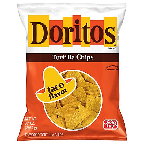 Doritos Tortilla Chips Taco Flavor - 9.75 Oz