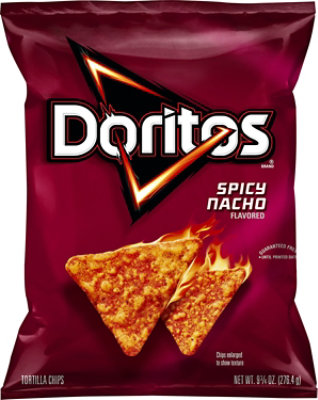 Doritos Tortilla Chips Spicy Nacho - 9.75 Oz - Image 2