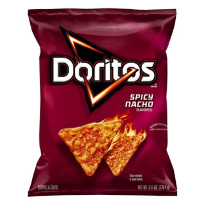 Doritos Tortilla Chips Spicy Nacho - 9.75 Oz