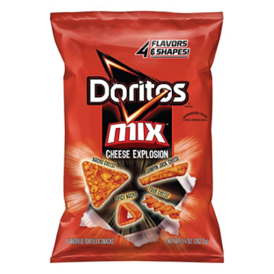 Doritos Tortilla Snacks Mix Cheese Explosion - 9.25 Oz