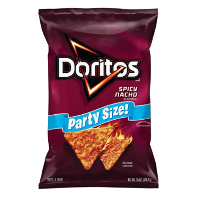 Doritos Tortilla Chips Spicy Nacho - 15 Oz - Image 1