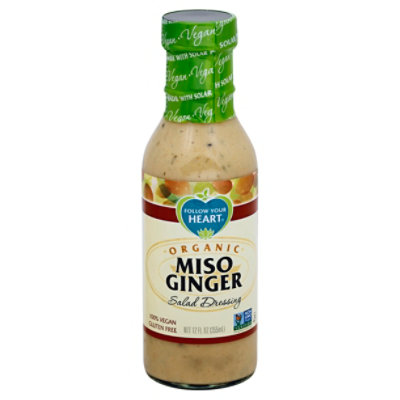 Follow Your Heart Dressing Miso Ginger Organic - 12 Oz - Image 1