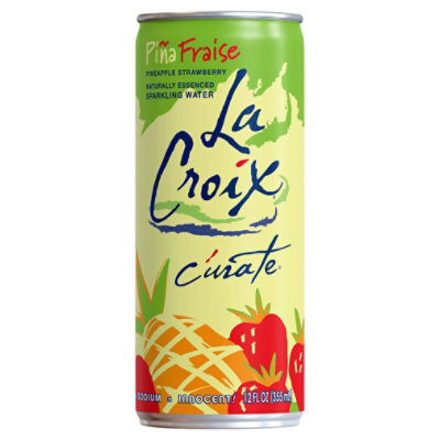 LaCroix curate Sparkling Water Pineapple Strawberry - 8-12 Fl. Oz.
