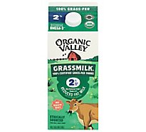 Organic Valley Grassmilk Organic Milk Reduced Fat 2% Milkfat Half Gallon - 1.89 Liter