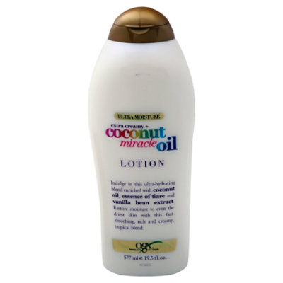 OGX Extra Creamy + Coconut Miracle Oil Ultra Moisture Lotion - 19.5 Oz - Image 3