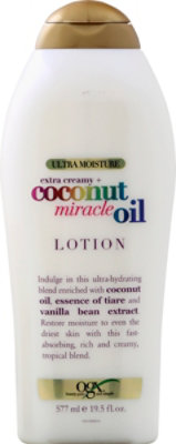 OGX Extra Creamy + Coconut Miracle Oil Ultra Moisture Lotion - 19.5 Oz - Image 2