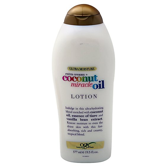 OGX Extra Creamy Plus Coconut Miracle Oil Body Lotion - 19.5 Fl. Oz.