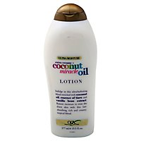 OGX Extra Creamy Plus Coconut Miracle Oil Body Lotion - 19.5 Fl. Oz. - Image 1