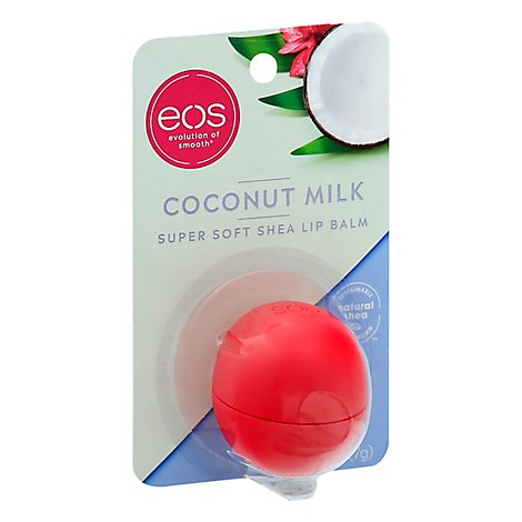 EOS Visibly Soft Lip Balm Sphere Coconut Milk - 0.25 Oz