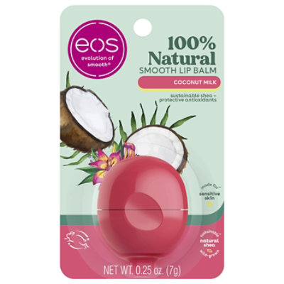 EOS Visibly Soft Lip Balm Sphere Coconut Milk - 0.25 Oz