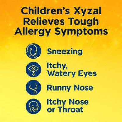 Children's Xyzal Oral Solution 24HR Allergy Relief Bubble Gum - 5 Oz - Image 4