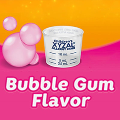 Children's Xyzal 24HR Allergy Medicine Bubble Gum Liquid - 5 Fl. Oz. - Image 8