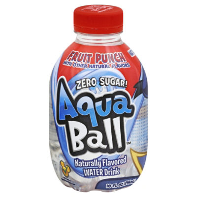 Aqua Ball Fruit Punch Water Drink - 10 Fl. Oz. - Image 1