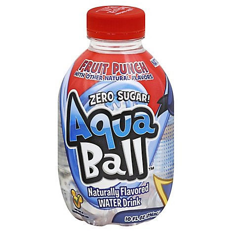 Aqua Ball Fruit Punch Water Drink - 10 Fl. Oz.
