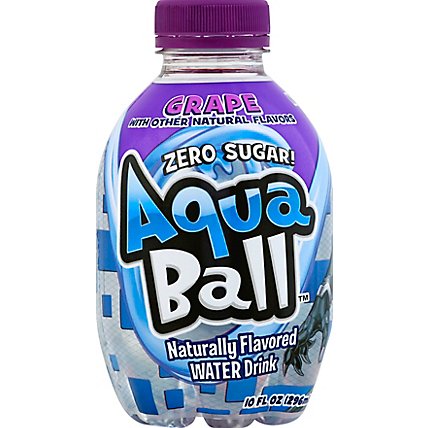 Aqua Ball Grape Flavored Water - 10 Fl. Oz. - Image 2