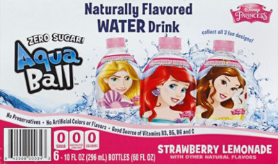 Aqua Ball Strawberry/Lemonade Case - 6-10 Fl. Oz. - Image 3