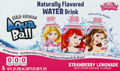 Aqua Ball Strawberry/Lemonade Case - 6-10 Fl. Oz. - Image 2