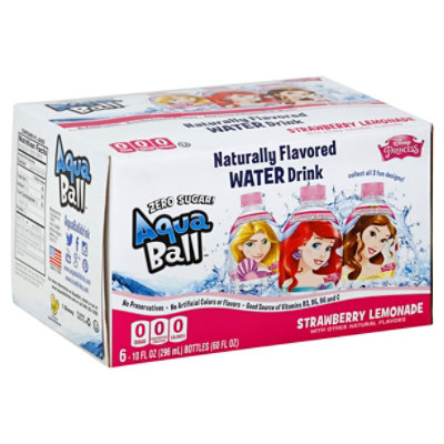 Aqua Ball Strawberry/Lemonade Case - 6-10 Fl. Oz. - Image 1