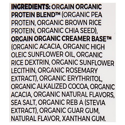 Orgain Organic Protein Plant Based Powder Creamy Chocolate Fudge - 1.02 Lb - Image 5