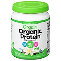 Orgain Organic Protein Plant Based Powder Vanilla Bean - 1.02 Lb - Image 3