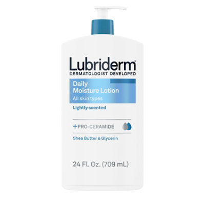Lubiderm Lotion Daily Moisture Normal To Dry Skin Fragrance Free - 24 Fl. Oz.