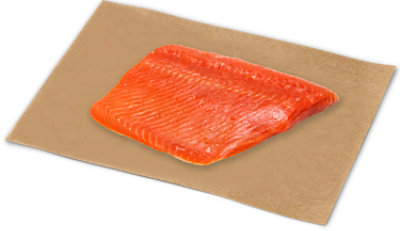 Seafood Counter Fish Salmon Silver Coho Fillet Fresh Service Case - 1.00 LB