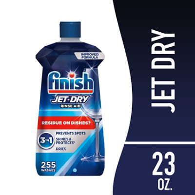 Finish Jet-Dry Rinse Aid Dishwasher Rinse Agent and Drying Agent - 23 Oz - Image 1